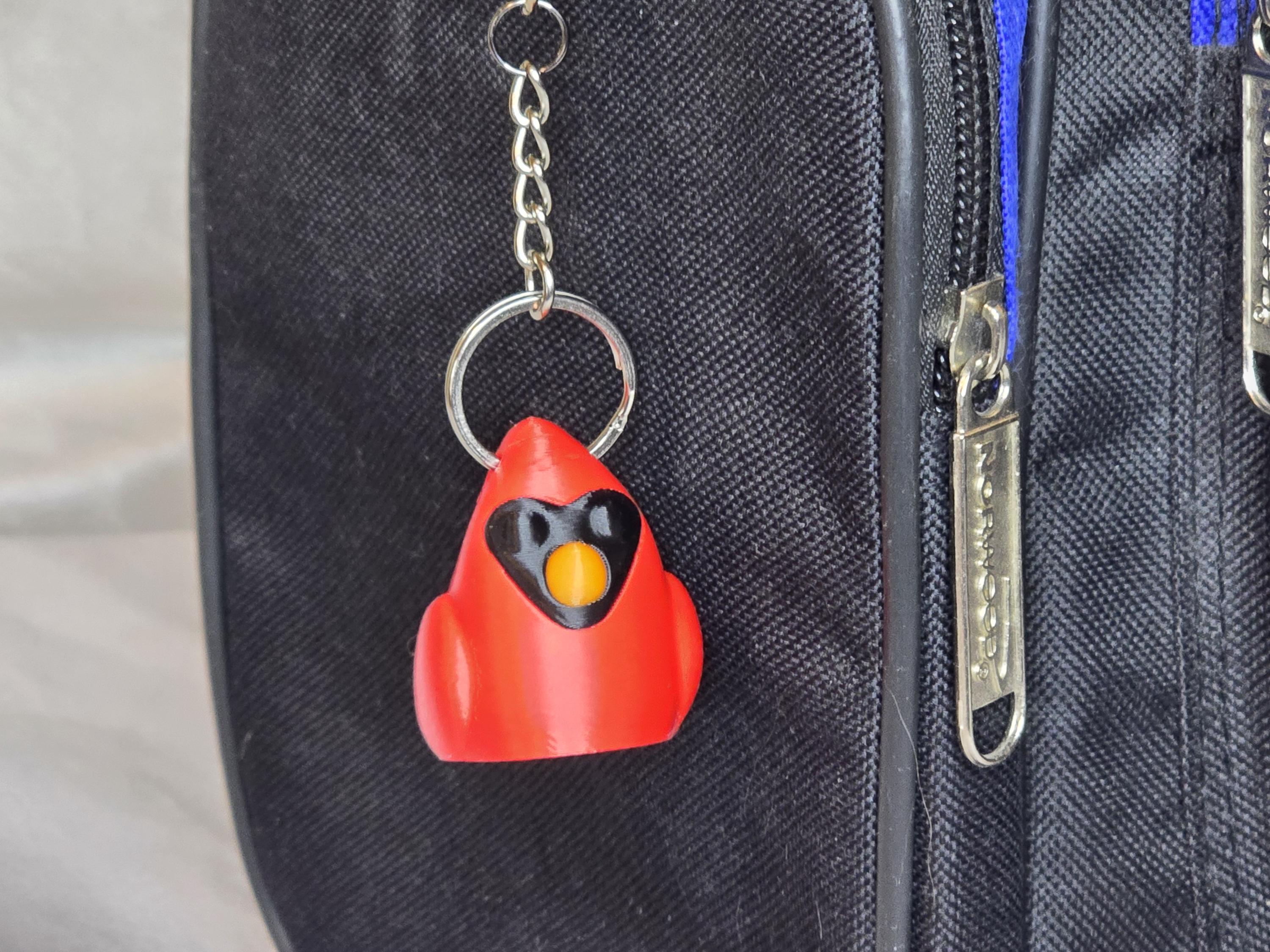 Cardinal Keychain