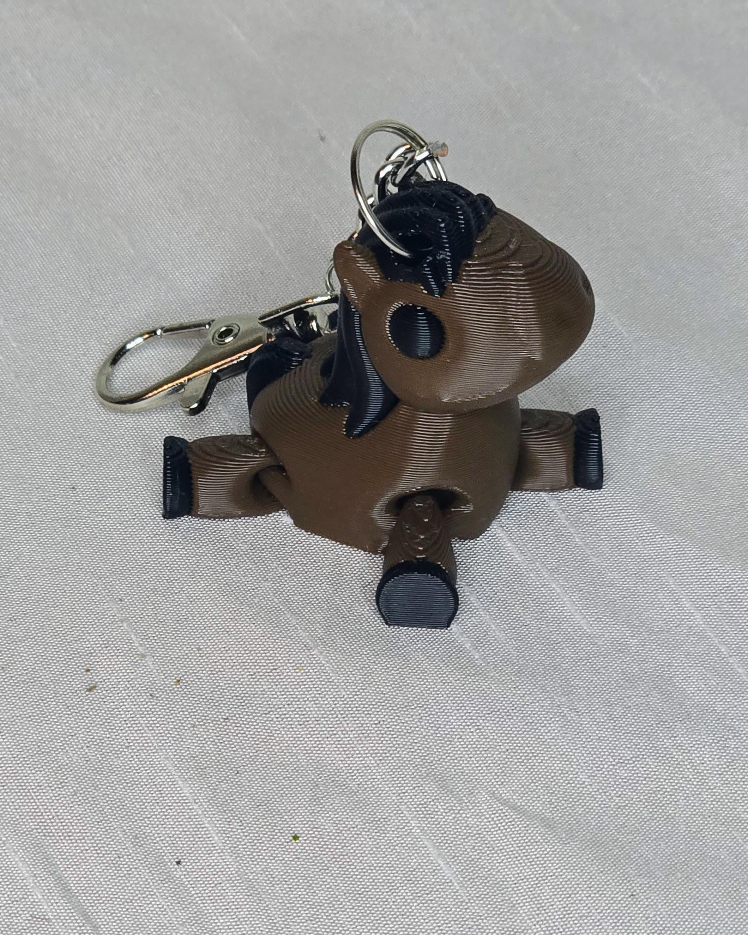 Little Brown Horse Keychain