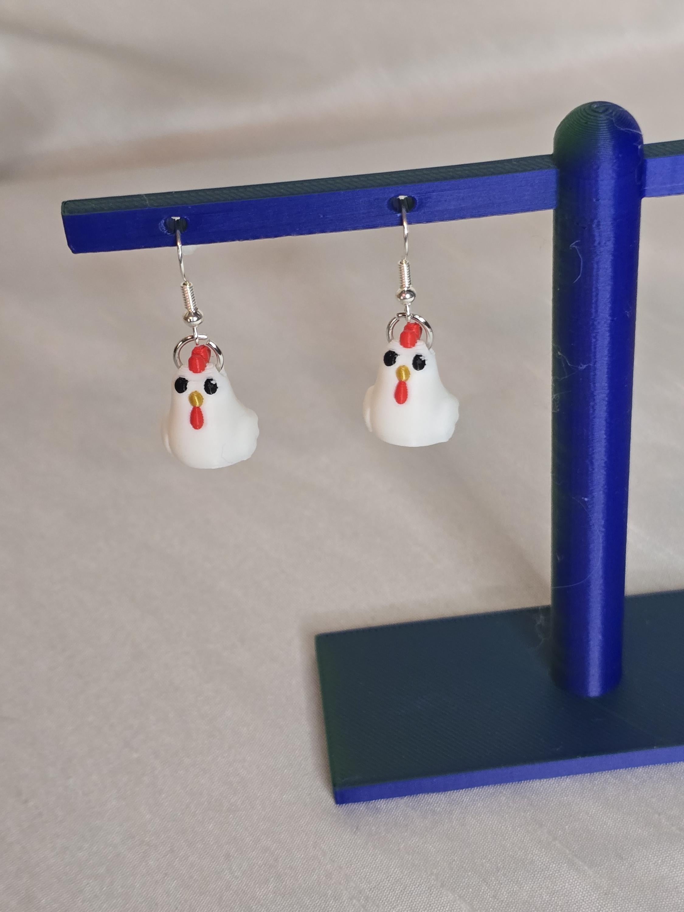 Chicken Earring