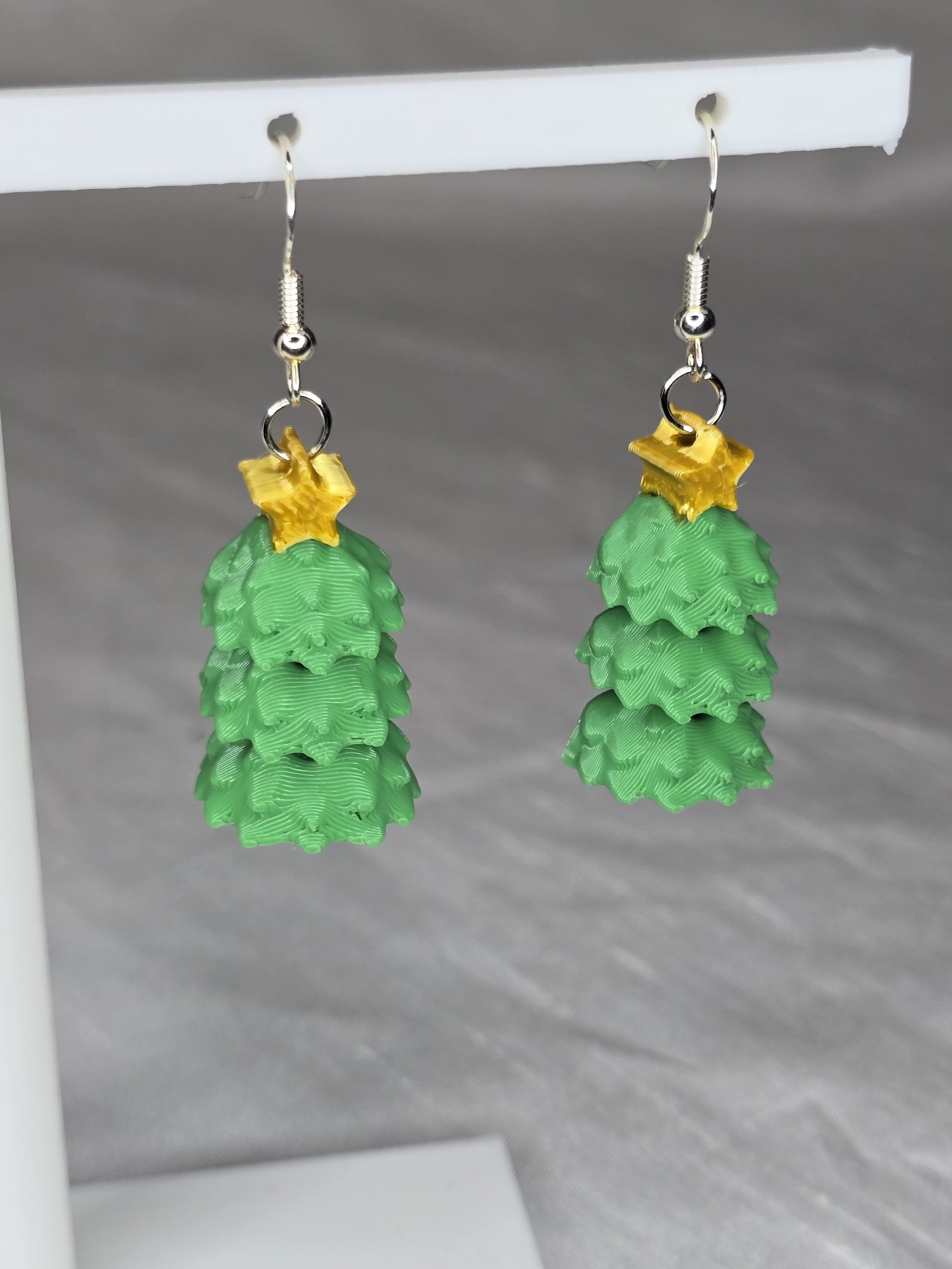 Christmas Tree with Star Earrings