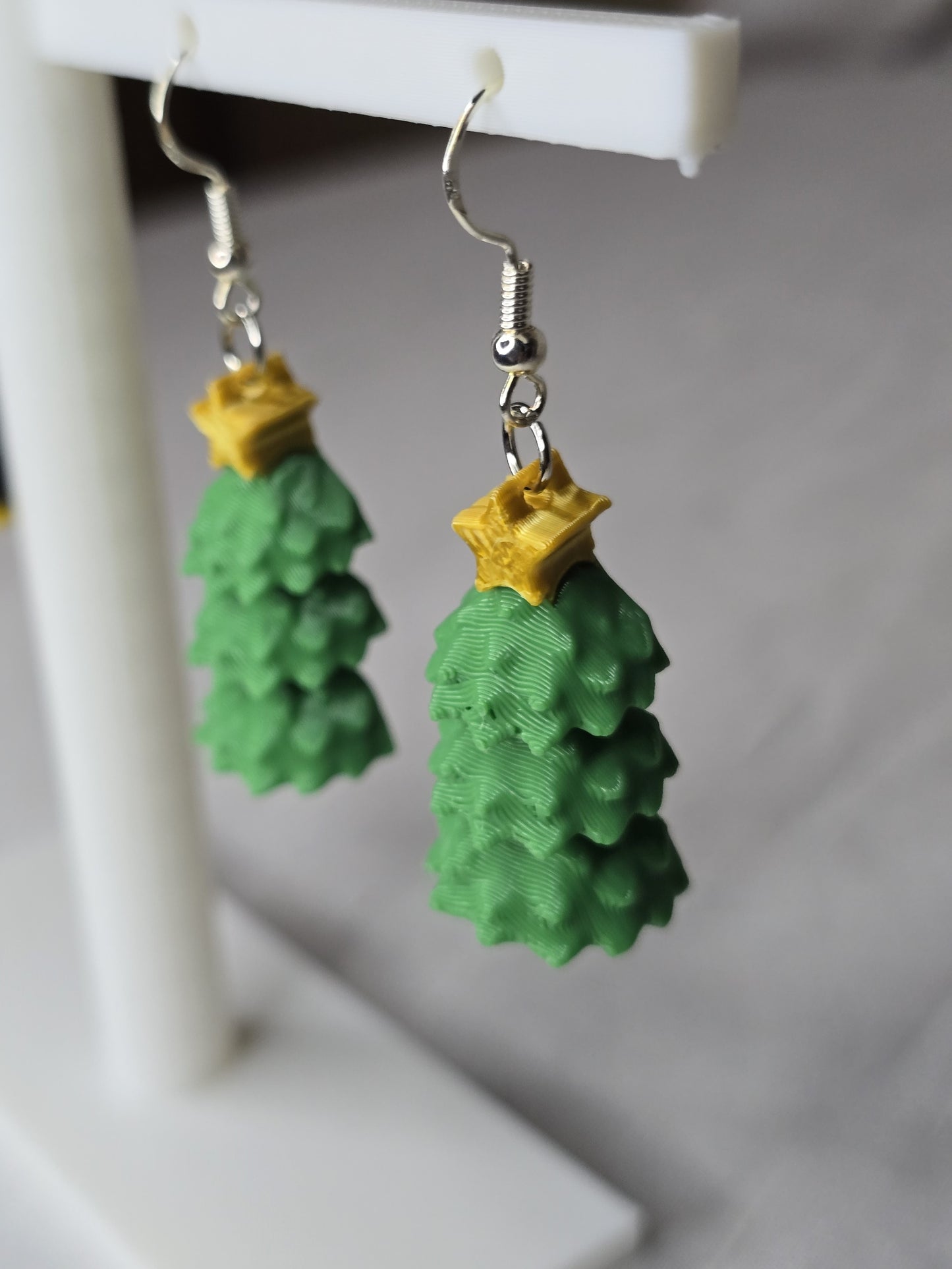 Christmas Tree with Star Earrings
