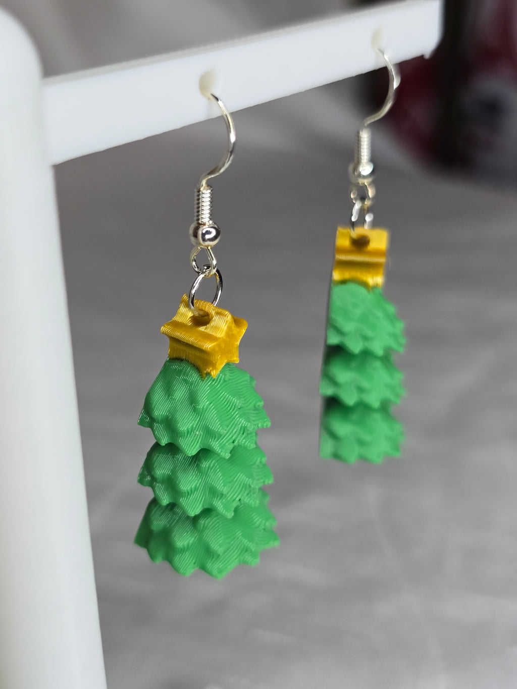 Christmas Tree with Star Earrings