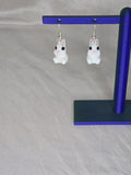 White Rabbit Earrings