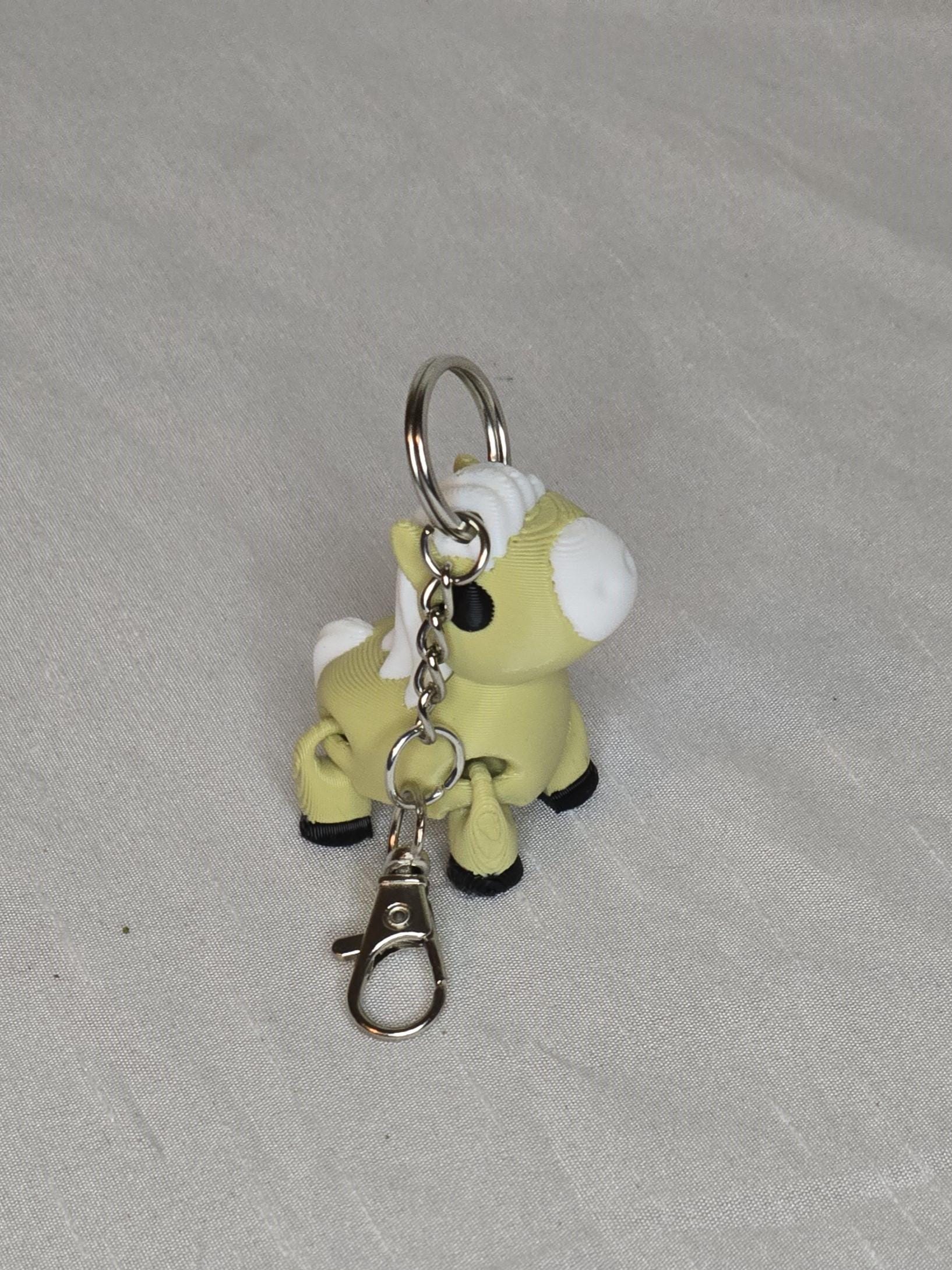 Little Palomino Horse Keychain