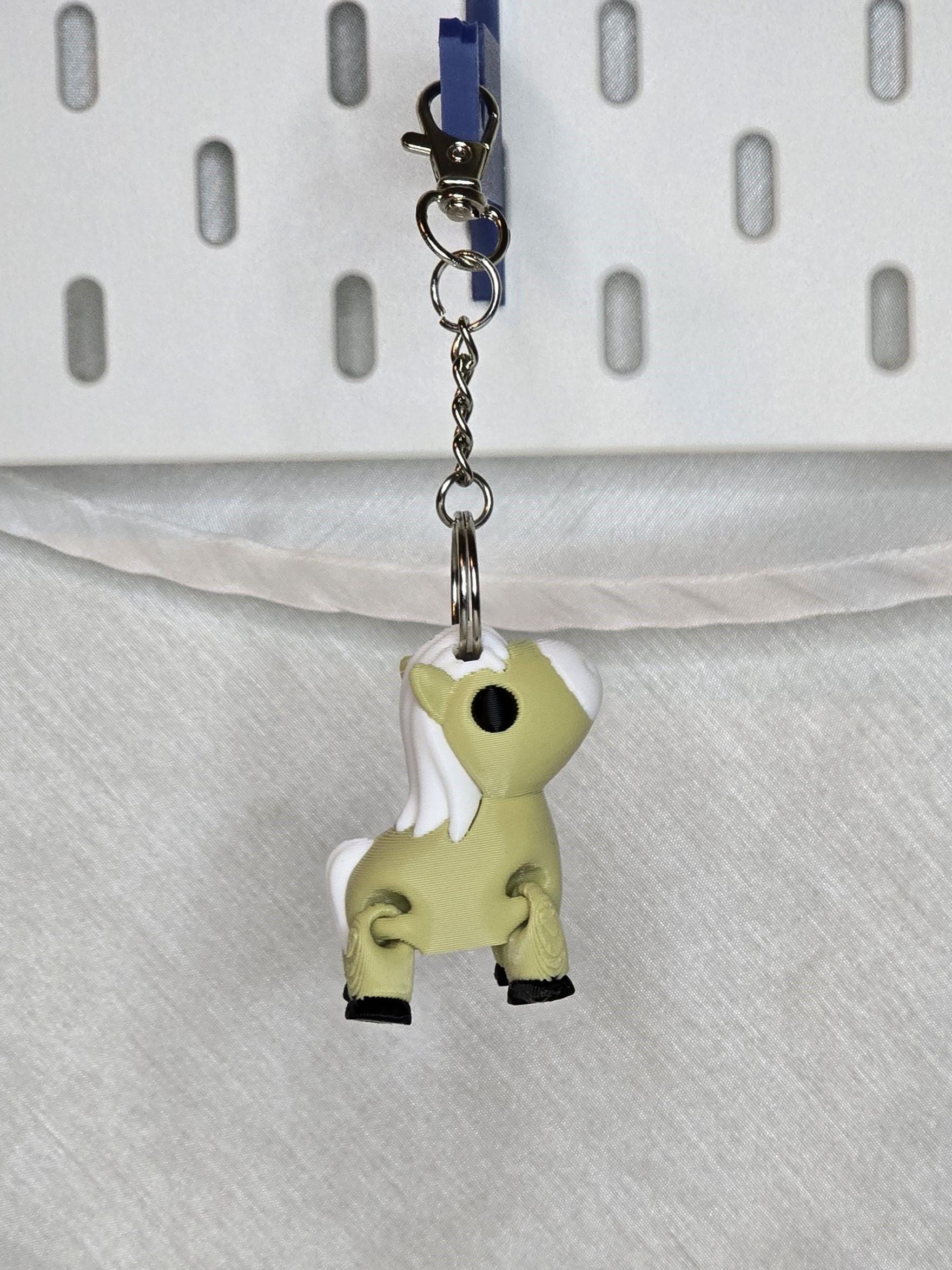 Little Palomino Horse Keychain
