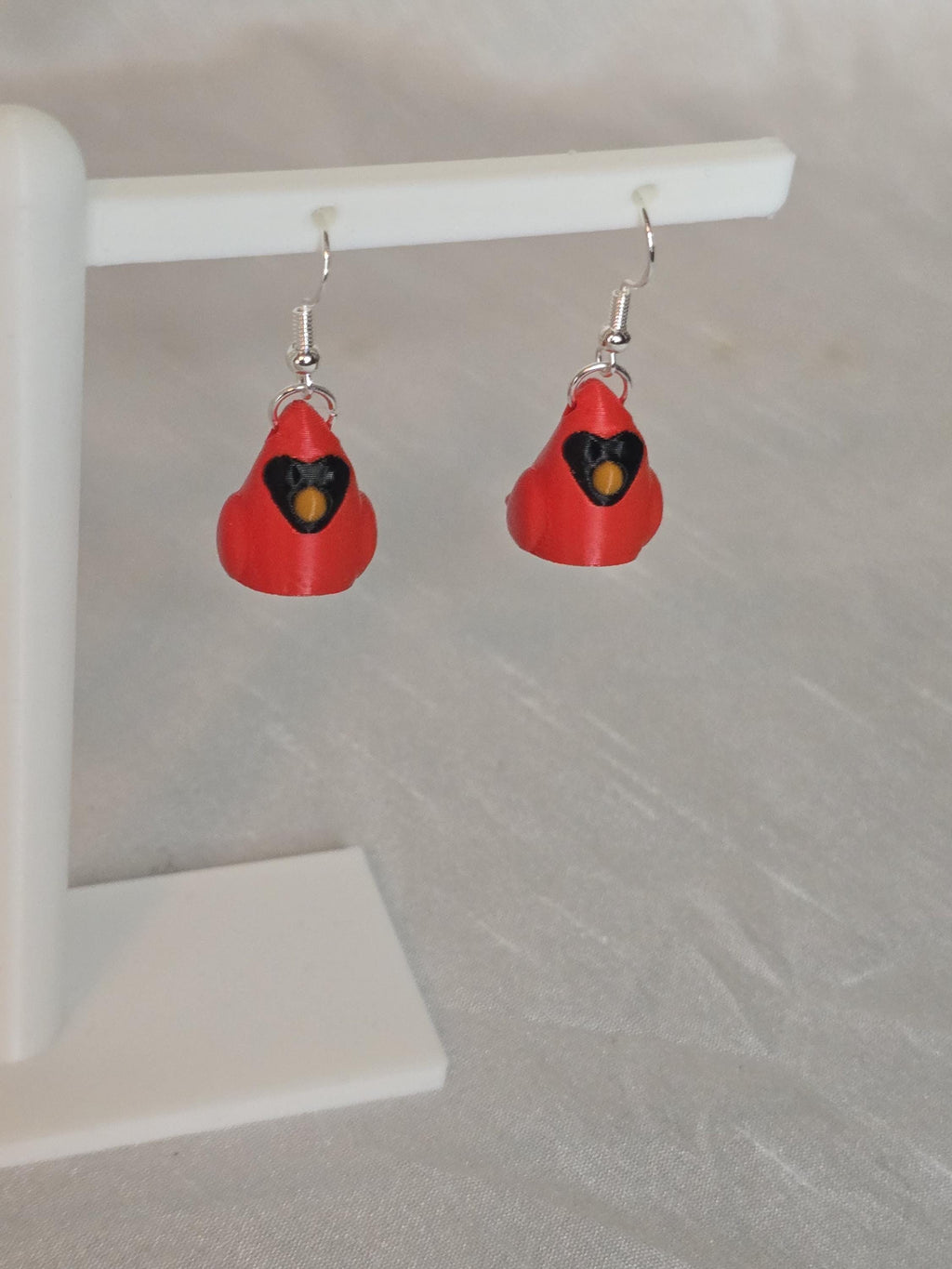 Cardinal Earrings