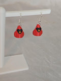 Cardinal Earrings
