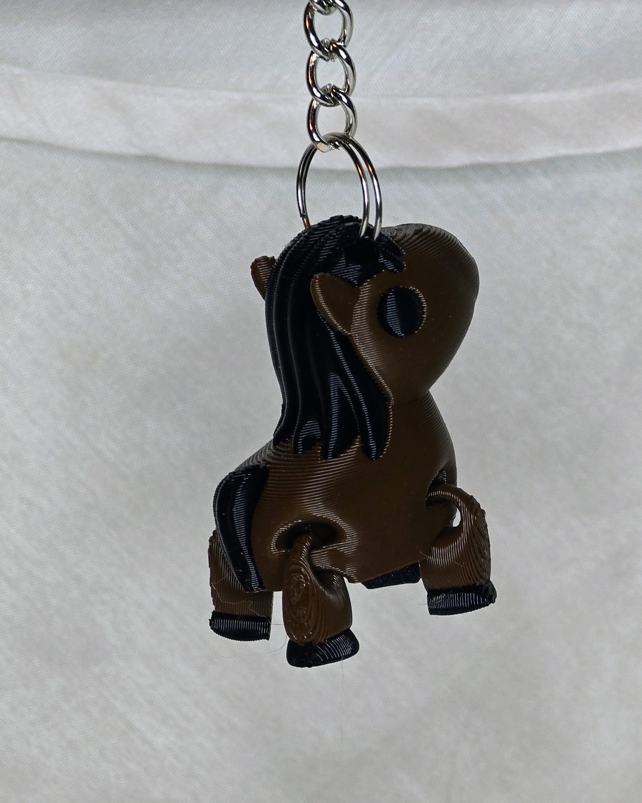 Little Brown Horse Keychain