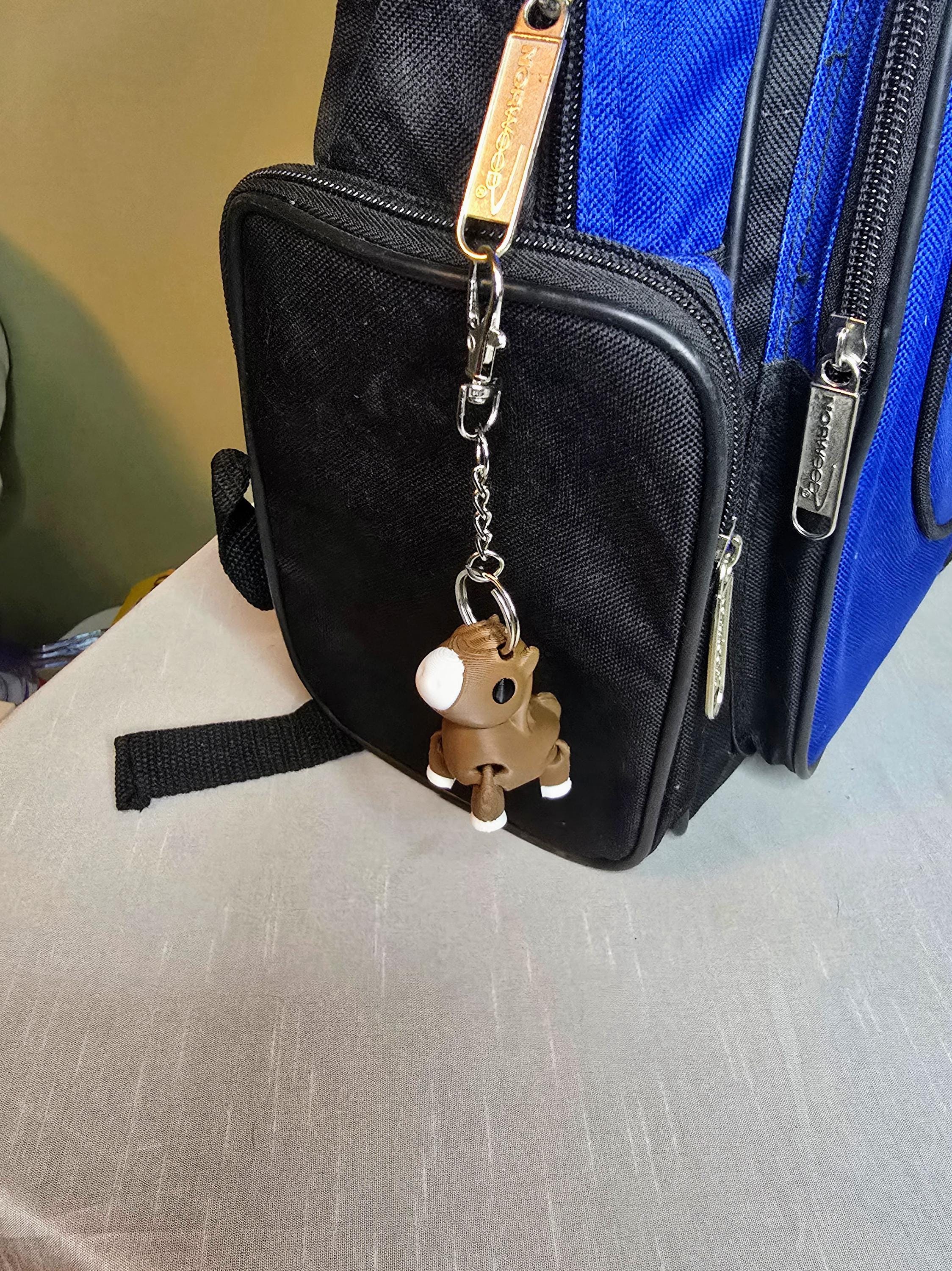 Chestnut Horse Keychain