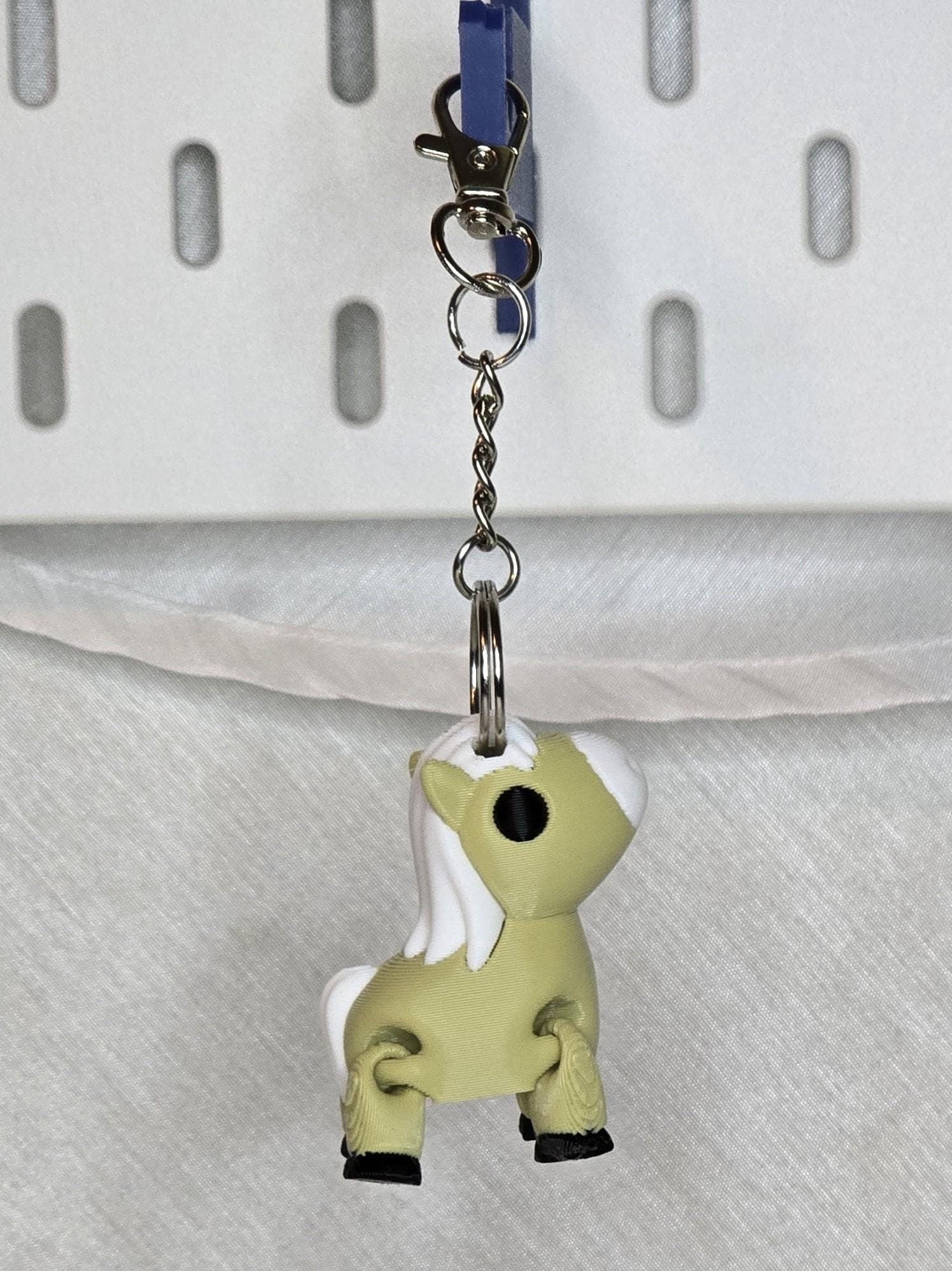 Little Palomino Horse Keychain