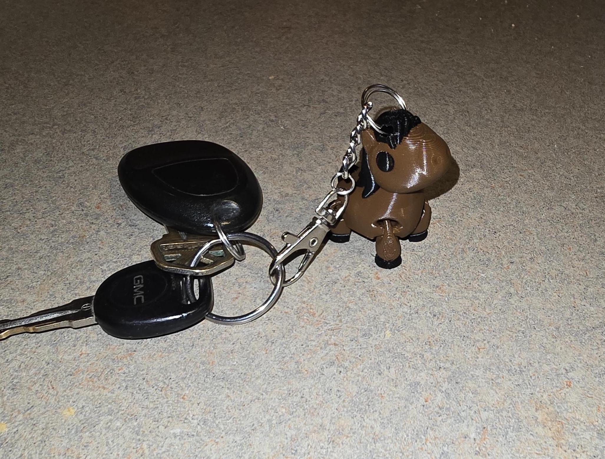 Little Brown Horse Keychain