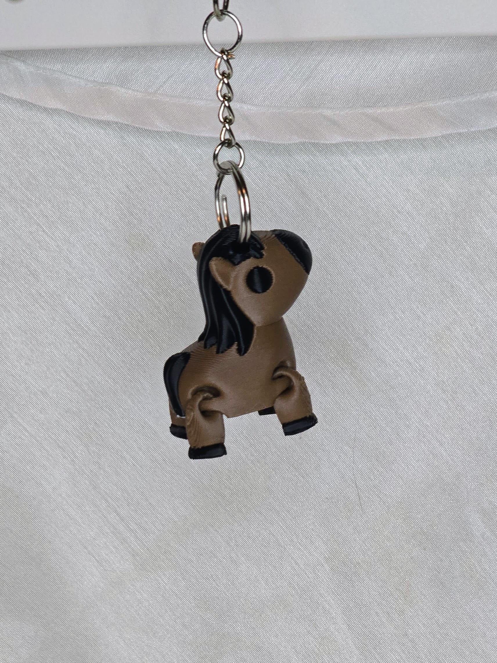 Little Mustang Horse Keychain