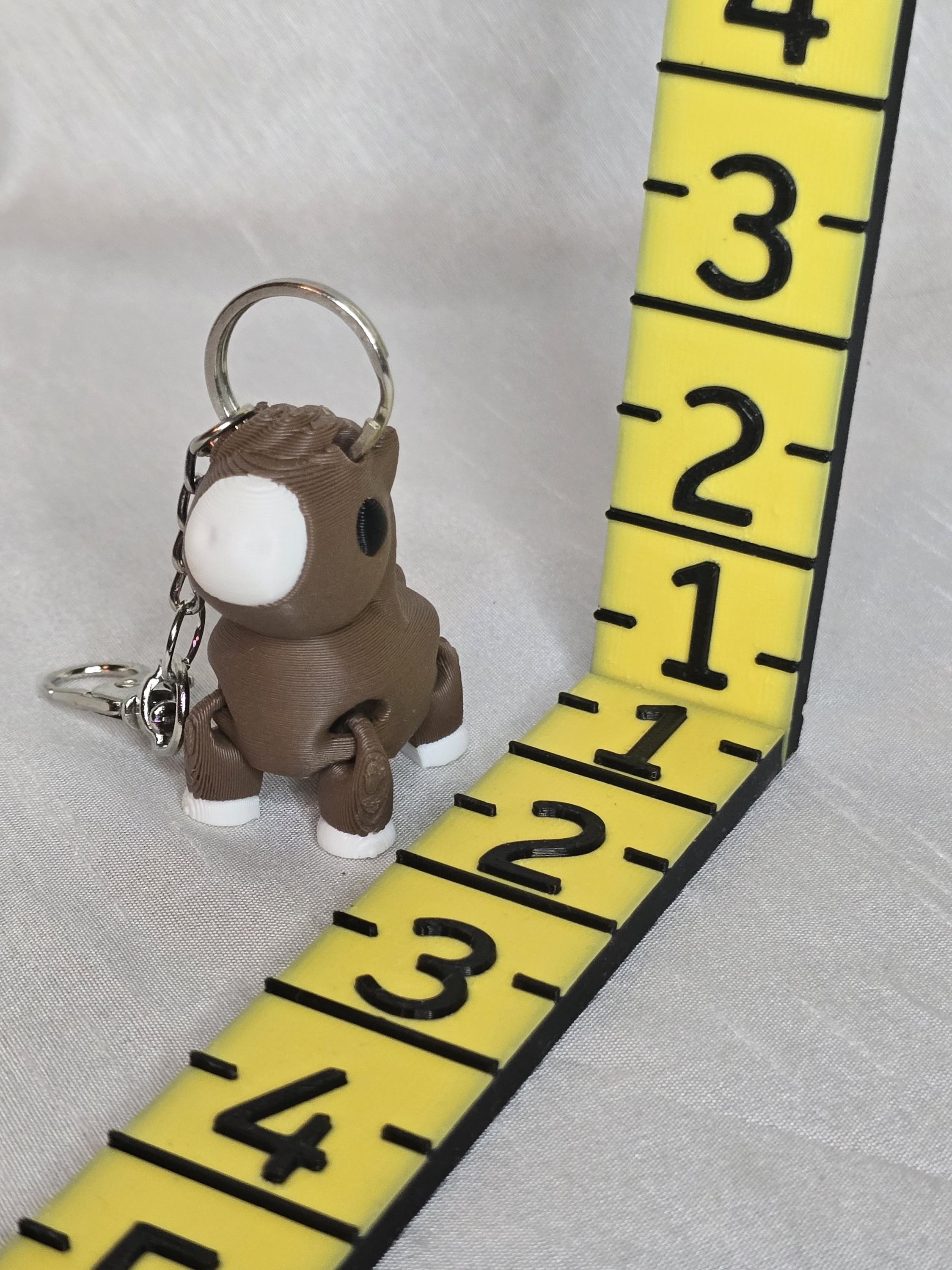 Chestnut Horse Keychain