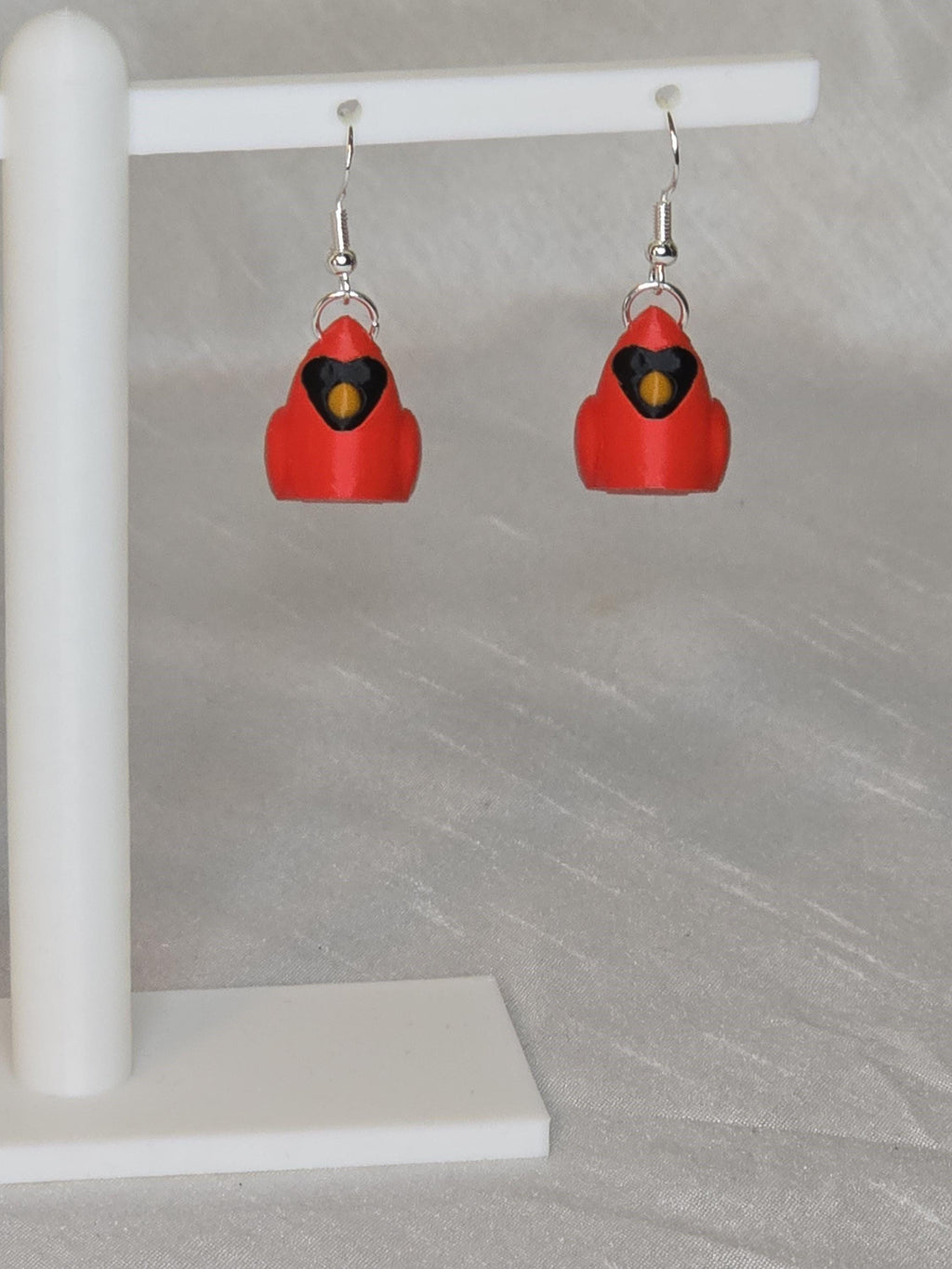 Cardinal Earrings