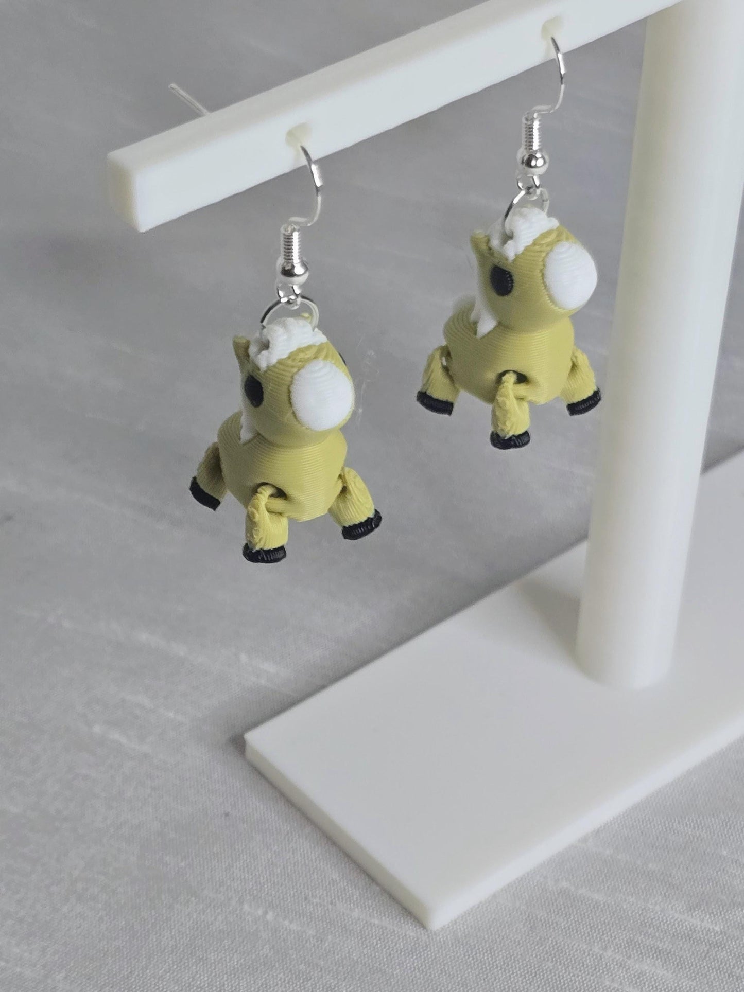 Cute Palomino Horse Earring